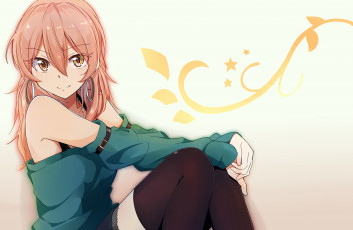 Картинка аниме idolm@ster девушка взгляд фон