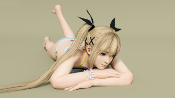 Картинка 3д+графика аниме+ anime взгляд девушка фон