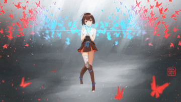 Картинка аниме koutetsujou+no+kabaneri девушка