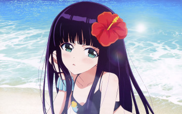 Картинка sousei+no+onmyouji аниме девушка взгляд фон