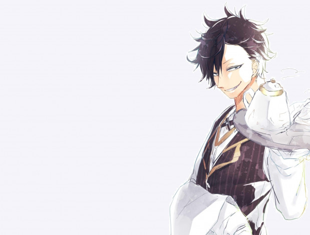 Обои картинки фото аниме, haikyuu, куроо, тецуро