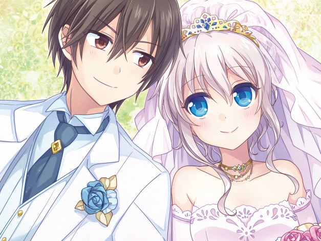 Обои картинки фото аниме, charlotte, девушка, взгляд, фон, парень