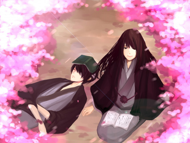 Обои картинки фото аниме, gintama, парни