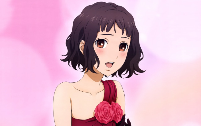 Обои картинки фото sekkou boys, аниме, девушка, взгляд, фон