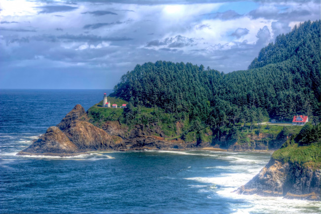 Обои картинки фото природа, маяки, маяк, побережье