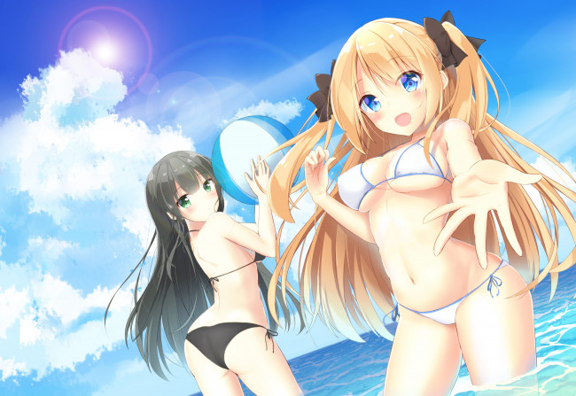 Обои картинки фото аниме, unknown,  другое, девочки