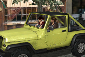 Картинка 3д+графика люди-авто мото+ people-+car+ +moto девушки взгляд фон