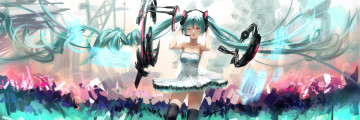 Картинка аниме vocaloid hatsune miku
