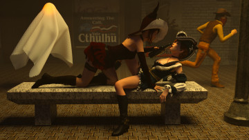 Картинка 3д+графика фантазия+ fantasy взгляд девушка фон