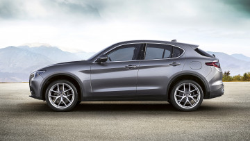 обоя alfa romeo stelvio 2018, автомобили, alfa romeo, 2018, stelvio, alfa, romeo