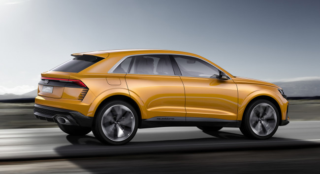 Обои картинки фото audi q8 sport concept 2018, автомобили, audi, concept, sport, q8, 2018
