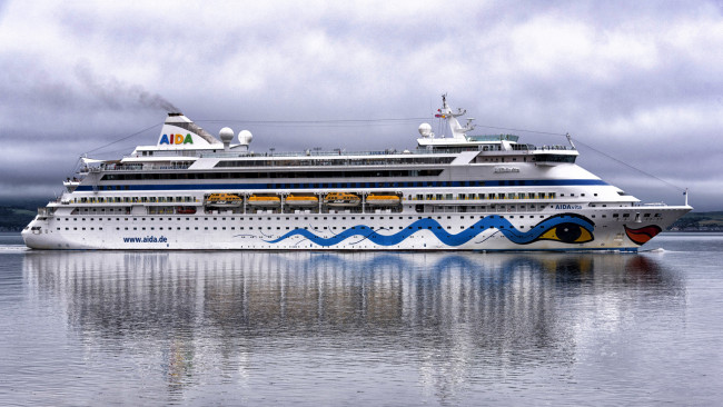 Обои картинки фото adiavita, корабли, лайнеры, круиз, лайнер