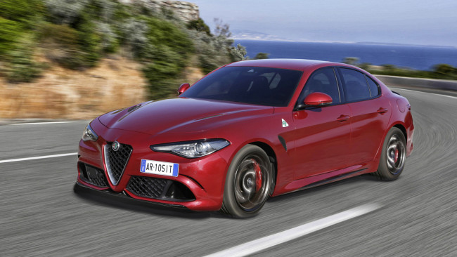 Обои картинки фото alfa romeo giulia quadrifoglio 2017, автомобили, alfa romeo, quadrifoglio, 2017, alfa, romeo, giulia