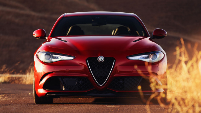 Обои картинки фото alfa romeo giulia quadrifoglio 2017, автомобили, alfa romeo, 2017, quadrifoglio, giulia, alfa, romeo