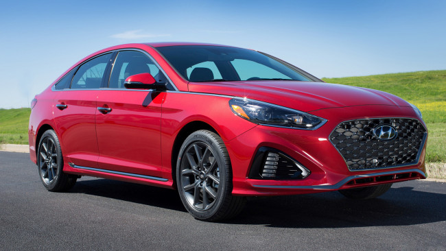 Обои картинки фото hyundai sonata 2-0t 2018, автомобили, hyundai, 2018, 2-0t, sonata