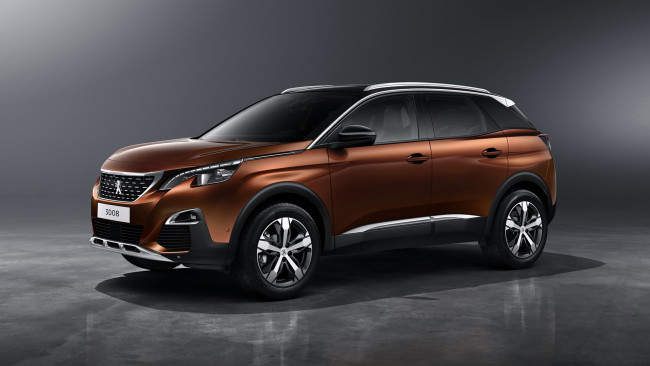 Обои картинки фото peugeot 3008 2017, автомобили, peugeot, 2017, 3008