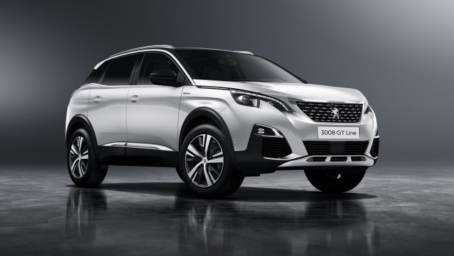 Обои картинки фото peugeot 3008 2017, автомобили, peugeot, 2017, 3008