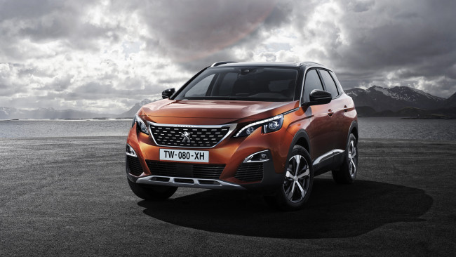 Обои картинки фото peugeot 3008 2017, автомобили, peugeot, 2017, 3008