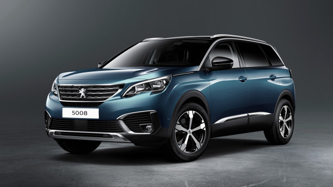 Обои картинки фото peugeot 5008 2017, автомобили, peugeot, 5008, 2017