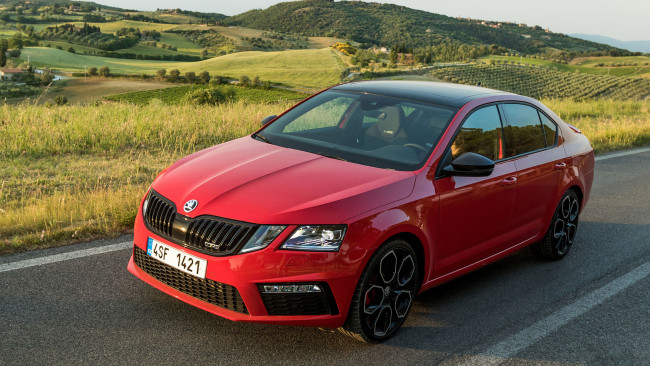 Обои картинки фото skoda octavia rs 245 2018, автомобили, skoda, octavia, rs, 245, 2018