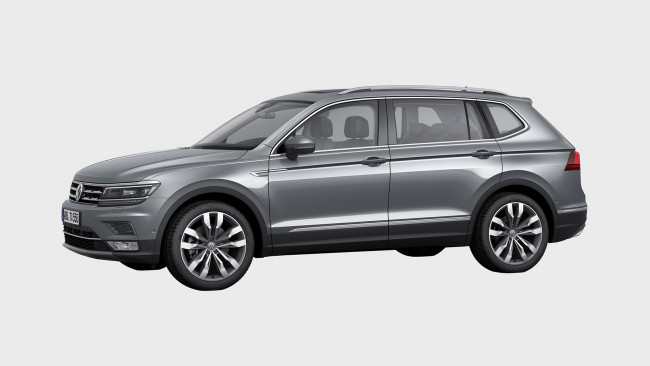 Обои картинки фото volkswagen tiguan allspace highline 4motion 2018, автомобили, volkswagen, tiguan, 2018, 4motion, highline, allspace