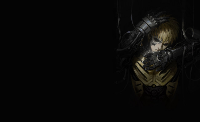 Обои картинки фото аниме, one punch man, генос