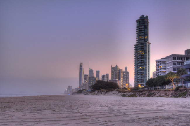 Обои картинки фото gold coast, города, - панорамы, побережье