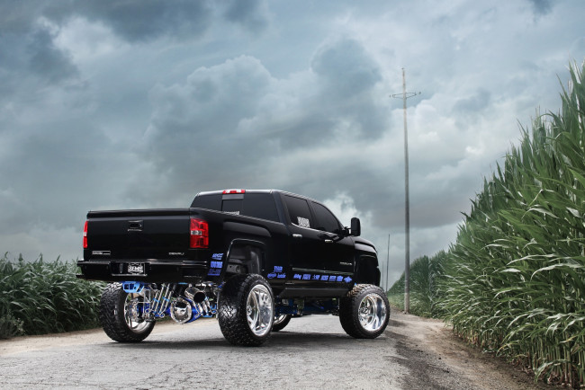 Обои картинки фото автомобили, custom pick-up, gmc