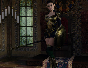 Картинка 3д+графика эльфы+ elves эльфийка взгляд фон