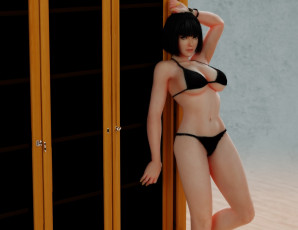 Картинка 3д+графика люди+ people девушка взгляд фон