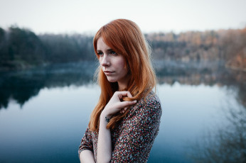 Картинка девушка девушки -unsort+ рыжеволосые+и+другие модель