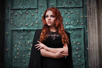 Картинка девушка девушки -unsort+ рыжеволосые+и+другие модель