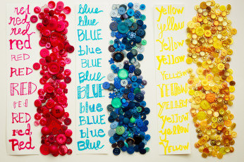 Картинка разное -+другое фон пуговицы цвет