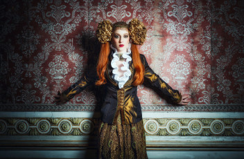 Картинка девушка девушки -unsort+ рыжеволосые+и+другие модель