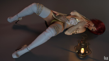 Картинка 3д+графика люди+ people фон взгляд девушка