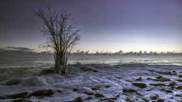 Картинка природа зима море