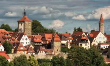 Картинка города -+панорамы mittelfranken средняя франкония germany bavaria германия бавария