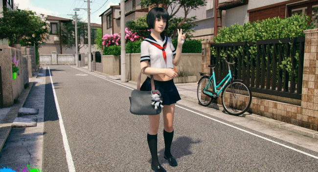 Обои картинки фото 3д графика, люди , people, девушка, взгляд, фон