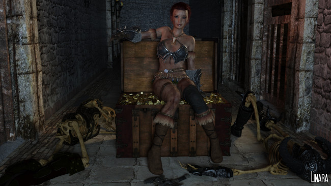 Обои картинки фото 3д графика, ужас , horror, фон, взгляд, девушка