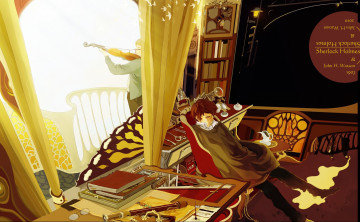 Картинка sherlock+bbc рисованное кино sherlock bbc