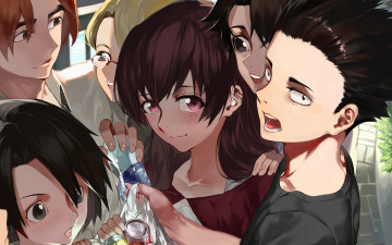 Картинка аниме koe+no+katachi форма голоса