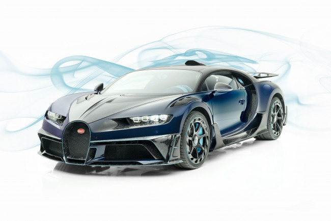 Обои картинки фото bugatti chiron 2019 mansory, автомобили, bugatti, chiron, 2019, mansory, французкий, крутой, гиперкар, с, очень, большим, сердцем