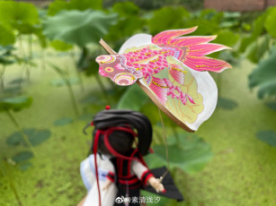 Картинка разное игрушки вэй усянь кукла воздушный змей листья