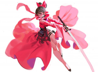 Картинка аниме unknown +другое+ девушка меч