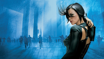 обоя кино фильмы, aeon flux, эон, флакс, кобура, люди, колонны