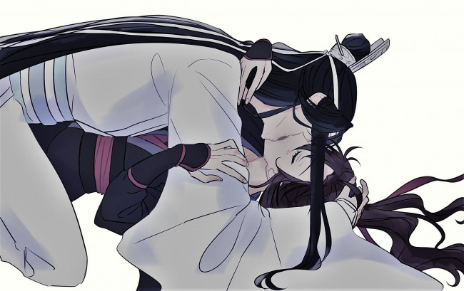 Обои картинки фото аниме, mo dao zu shi, лань, ванцзы, вэй, усянь