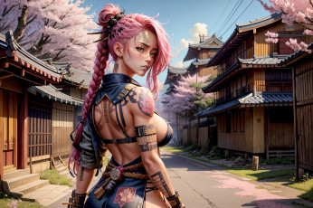 Картинка аниме город +улицы +интерьер +здания нейросети графика нейроарт ai art нейронные сети рисунки нейро искусство