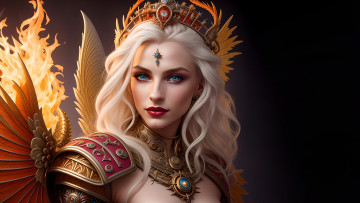 Картинка фэнтези девушки нейросети графика нейроарт ai art нейронные сети рисунки нейро искусство