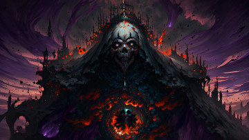 Картинка фэнтези нежить нейросети графика нейроарт ai art нейронные сети рисунки нейро искусство