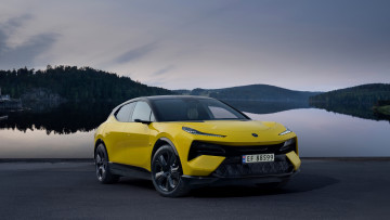 Картинка lotus+eletre+s+2023 автомобили lotus eletre s лотус кроссовер желтый природа